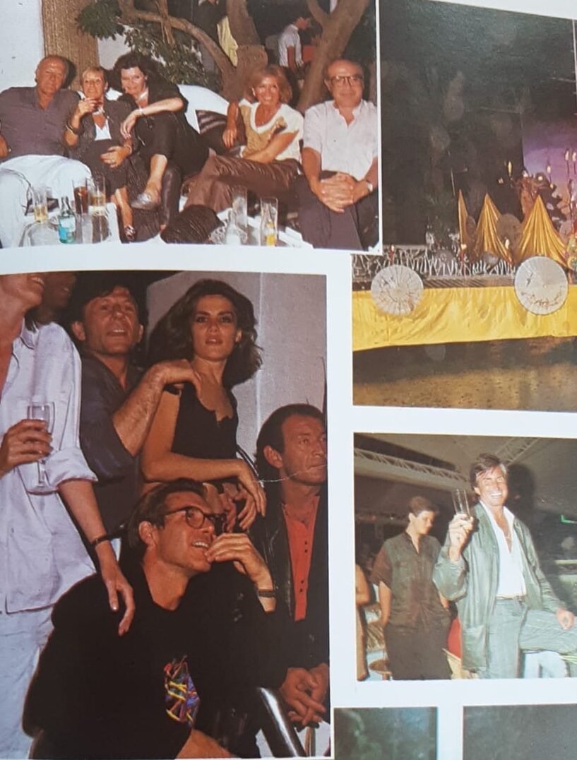 From the KU magazine. Harrison Ford, Roman Polanski and Emmanuelle Seigner at KU for HF's birthday.