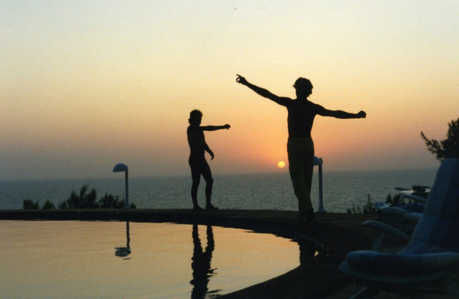 An after party at a house in east Ibiza. Gerardo on the right.